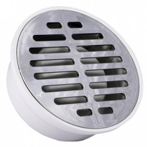 COLADERA UNIVERSAL CON REJILLA PLASTICA CROMADA PARA TUBO DE 2" A 4" COFLEX
