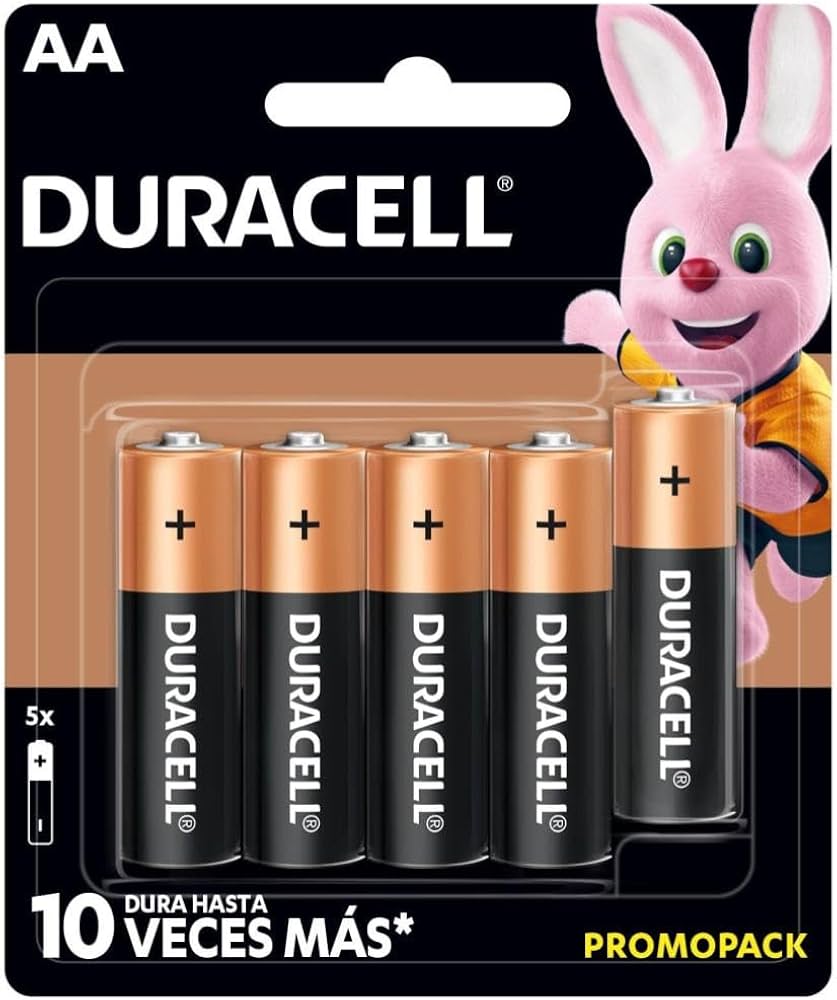 BLISTER CON 5 PILAS AA DURACELL
