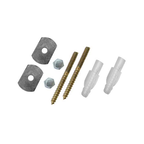JUEGO DE TORNILLOS DE SUJECION P/sanitario incluye taquetes (largo 2 1/2)