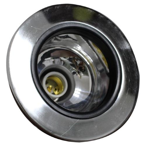 PLAFON CROMADO PARA FOCO 12 CM