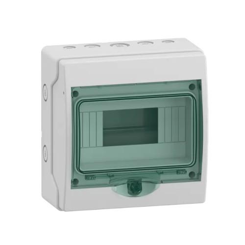 CENTRO DE CARGA GABINETE MINI KAEDRA SOBREPONER 1 FILA 8 MODULOS IP65  13443 SCHNEIDER