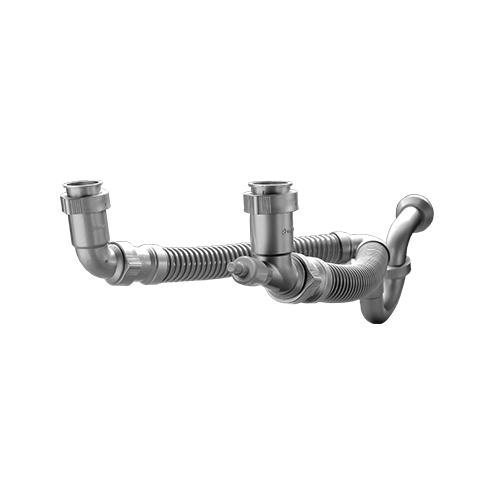 CESPOL FLEXIBLE PARA FREGADERO DE 2 TARJAS COFLEX