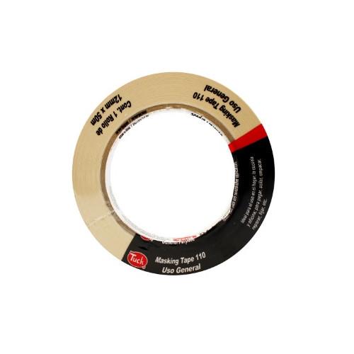 CINTA MASKING 12 mm X 50 m  USO GENERAL EMPAQUE NEGRO  110 TUCK