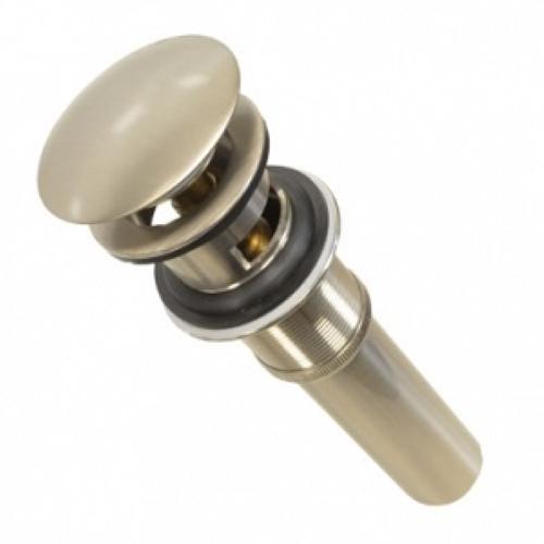 CONTA PARA LAVABO NIQUEL TAPON PUSH C/REBOS