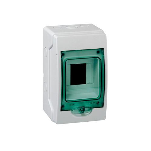 CENTRO DE CARGA GABINETE MINI KAEDRA SOBREPONER 1 FILA 4 MODULOS IP65  13441 SCHNEIDER