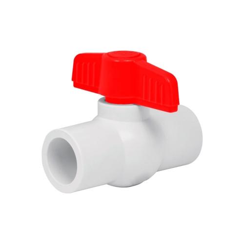 VALVULA PVC ESFERA CEMENTAR 11/2CEDULA 40 EC
