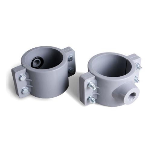 ABRAZADERA DE PVC HIDRAULICA 6" X 1/2" CONPLASA