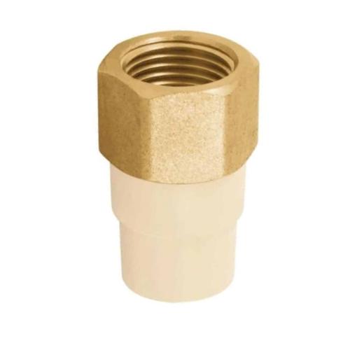 ADAPTADOR HEMBRA CPVC CON INSERCION DE METAL 3/4 CTS