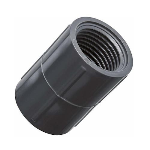 ADAPTADOR HEMBRA PVC 1/2 CEDULA 80