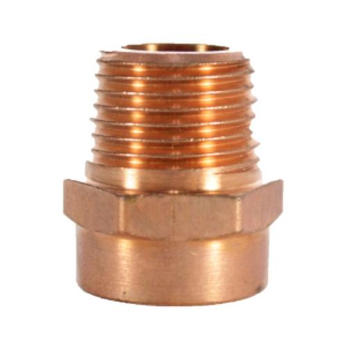 ADAPTADOR MACHO REDUCIDO DE 1/2" SOLDABLE X 3/8" ROSCABLE  COBRE