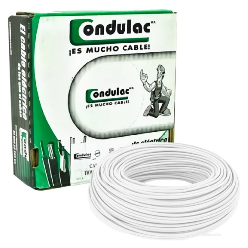 CAJA DE CABLE THW C-10 BLANCO  CONDULAC