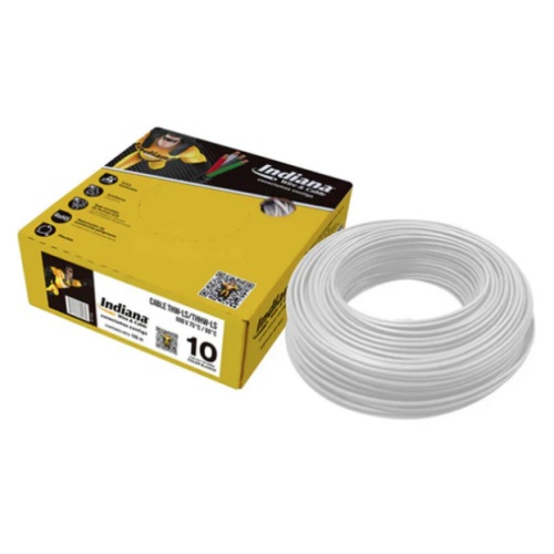 CAJA DE CABLE THW C-10 BLANCO  INDIANA