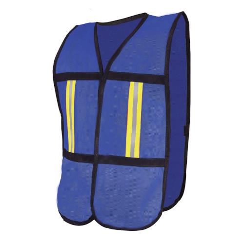 CHALECO AZUL CON REFLEJANTE  ECO-1010AZCRL JYRSA