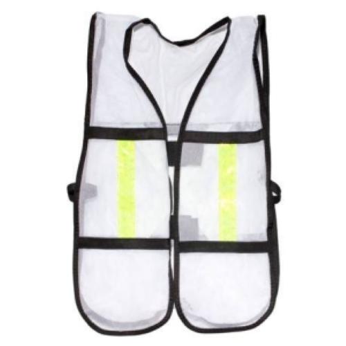 CHALECO BLANCO CON REFLEJANTE ECO-1010BCRL JYRSA