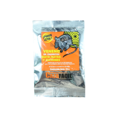CHURRITOS MATA RATA 20 g  CAZA FACIL