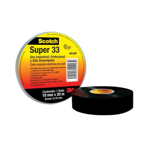 CINTA ELECTRICA SCOTCH SUPER 33 18MMX20M