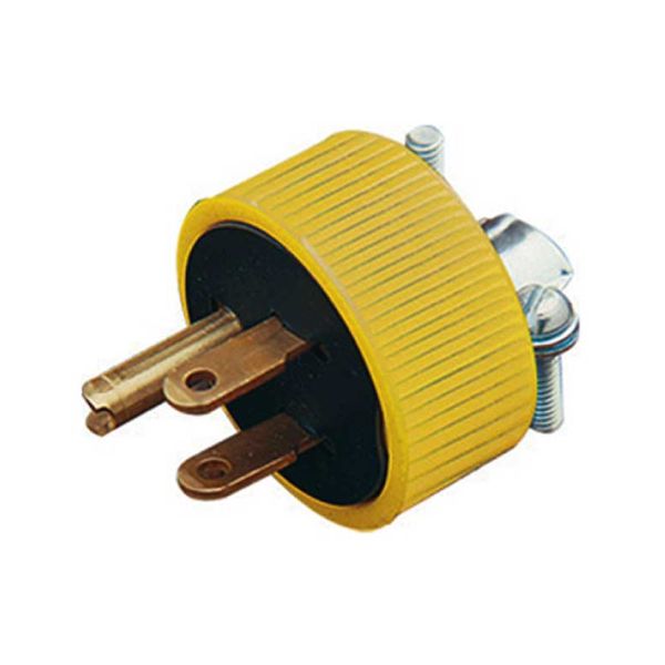 CLAVIJA ATERRIZAD 15A127V AMARILLA ROYER