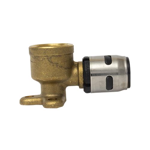 CODO HEMBRA 1/2" X 1/2" CON OREJA CONEXION RAPIDA PEX COFLEX