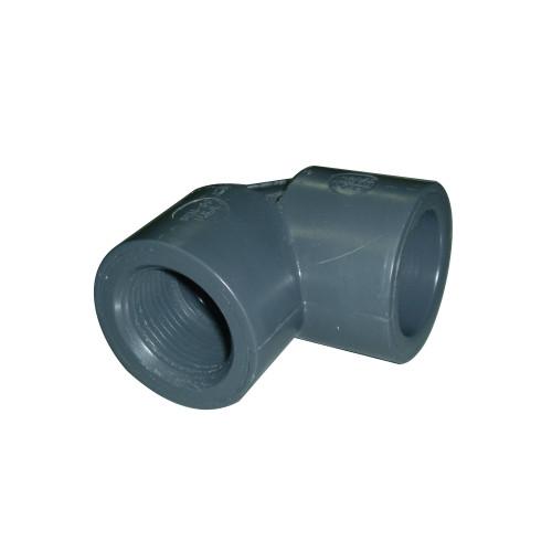 CODO CEMENTAR / ROSCA INTERNA DE 3/4" X 90º PVC CEDULA 80 Cotizar