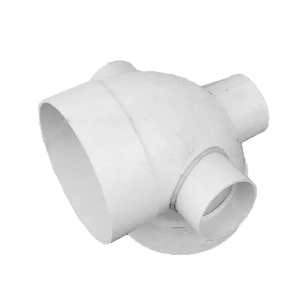 CODO SANITARIO 4" X 90° SALIDA IZQUIERDA - DERECHA - TRASERA DE 2" CEMENTAR