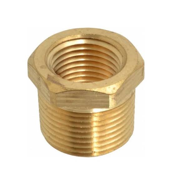 COPLE BUSHING ROSCA EXTERIOR A INTERIOR 1" X 3/4" LATON  AA-2052519