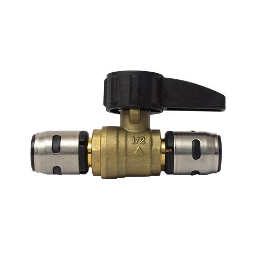 VALVULA DE ESFERA 3/4" X 3/4" CONEXION RAPIDA PEX COFLEX