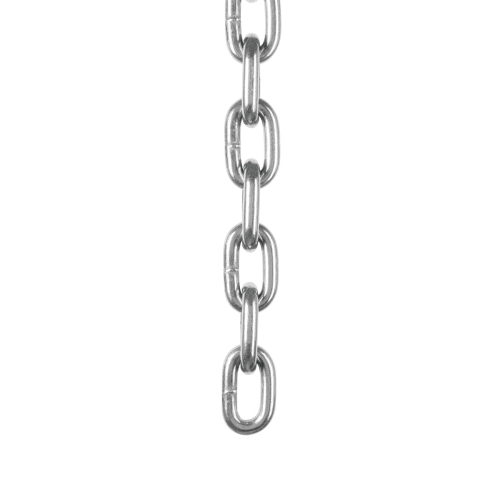 CUBETA CON 10 m DE CADENA PULIDA DE 3/8" FIERO