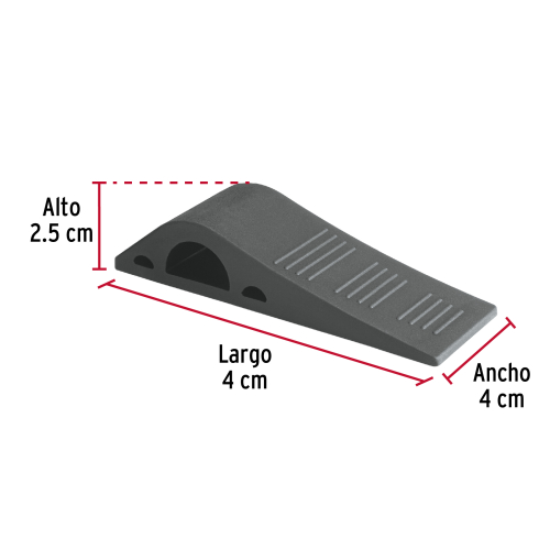 CUA TOPE DE CAUCHO SINTTICO PARA PUERTA DE 12 CM HERMEX