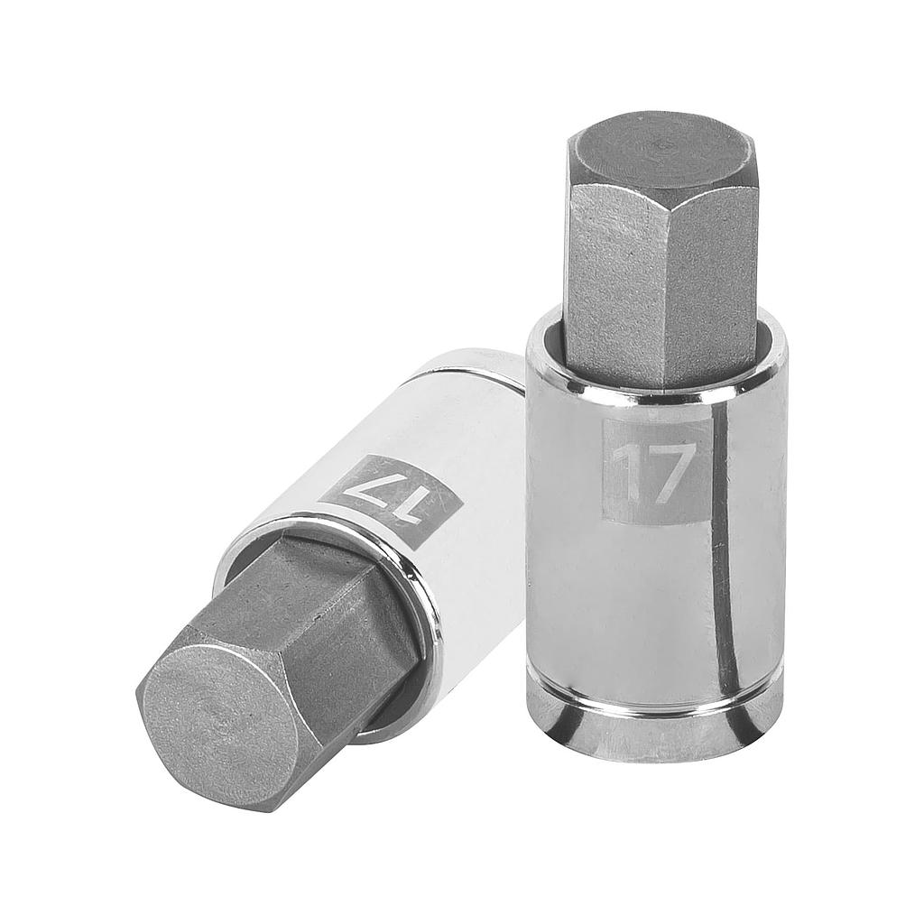 DADO PUNTA HEXAGONAL DE 17 mm CUADRO 1/2" TRUPER