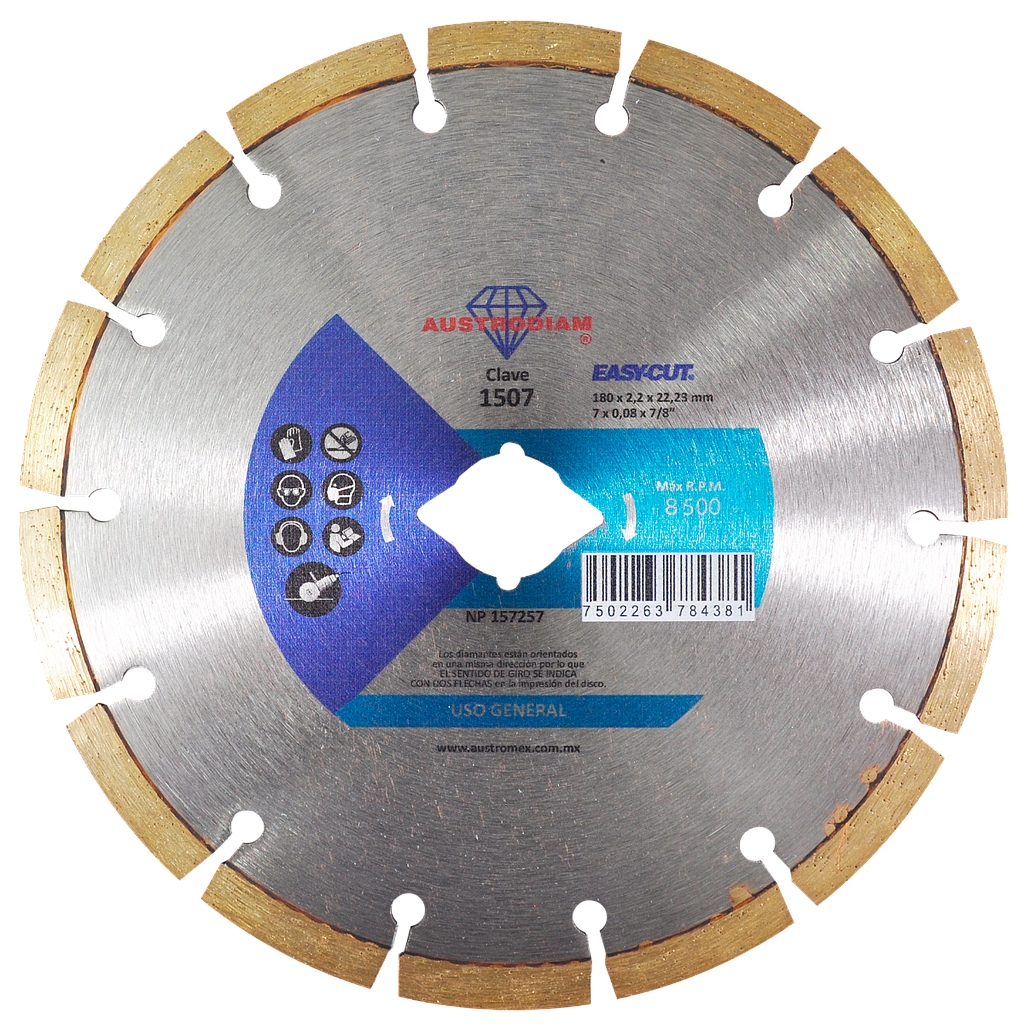 DISCO DIAMANTE RIN SEGME 7 1507 AUSTROMEX