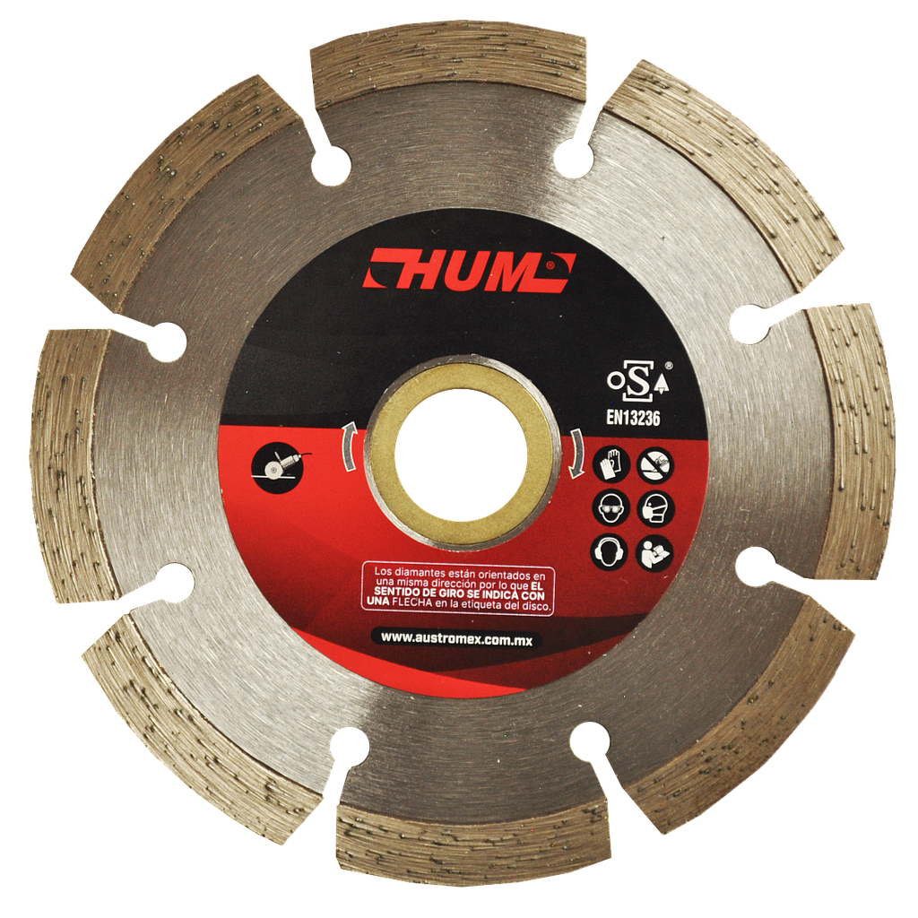 DISCO DIAMANTE RIN SEGMENTADO 4 HUM AUSTROMEX