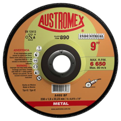 DISCO P/CORTE METAL 9 INDUSTRIAL AUSTROMEX