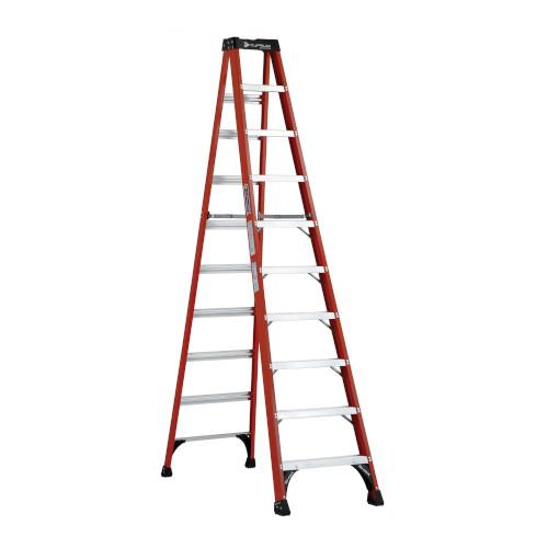 ESCALERA TIJERA 9 PELDAÑOS FIBRA DE VIDRIO 3017-10 CUPRUM