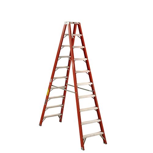 ESCALERA TIJERA 11 PELDAÑOS TAPA VERDE C-2280-12S CUPRUM