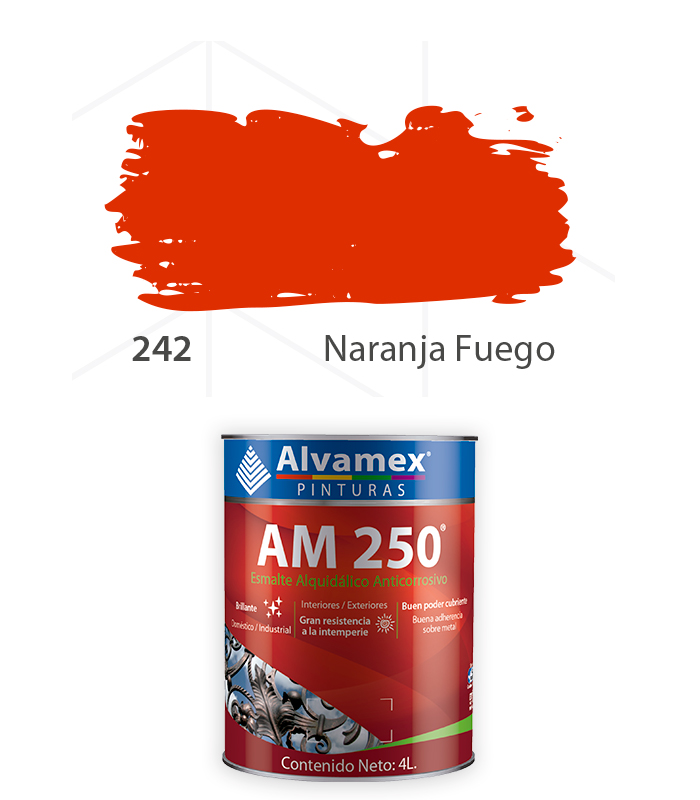 ESMALTE 1 L NARANJA FUEGO AM250