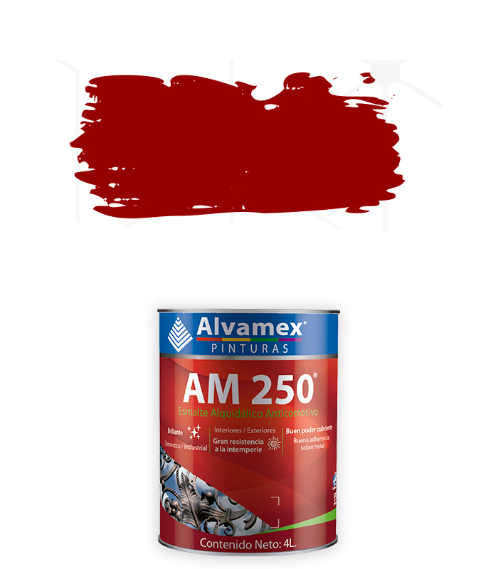 ESMALTE 1/2 LT ROJO AM-250