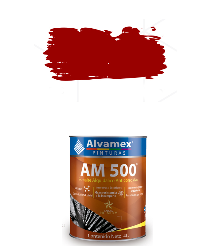 ESMALTE 1/4 LT ROJO AM-500