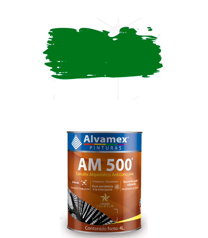 ESMALTE 1/4 LT VERDE AM-500