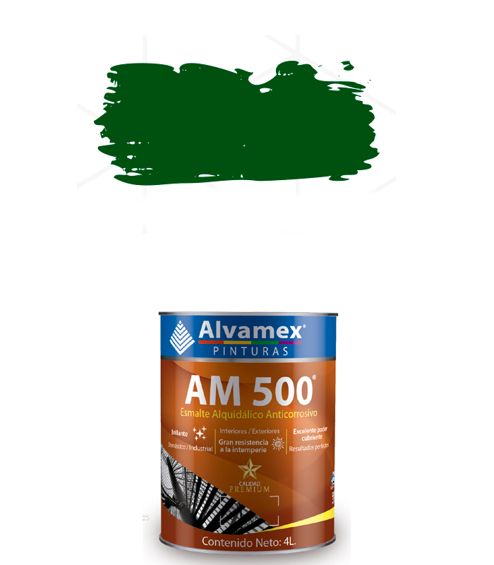 ESMALTE 1/4 L VERDE PRADERA AM500