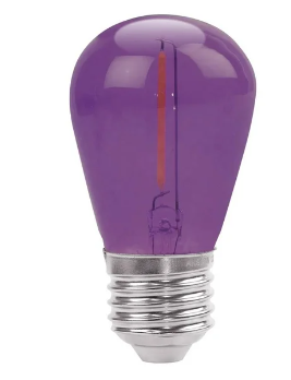 FOCO LED S14 1W LILA AKSI
