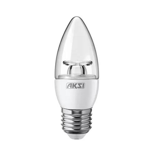 FOCO LED VELA E27 4W LUZ CALIDA AKSI