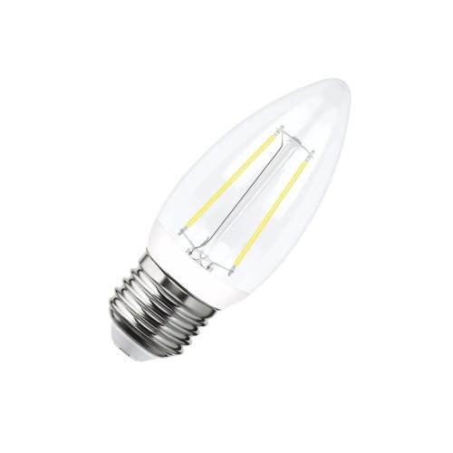 FOCO LED VELA FILAMENTOS E12 4W CALIDO AKSI