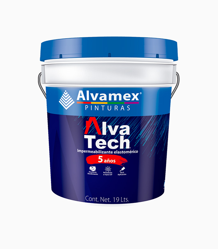 IMPERMEABILIZANTE BLANCO 19LT 5AÑOS  AT801 ALVATECH