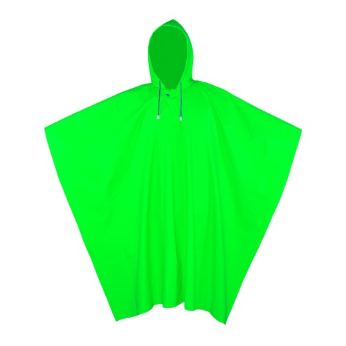 IMPERMEABLE (PONCHO) CAPAMANGA VERDE HIGH VISIBILITY  ECO-1124HV JYRSA