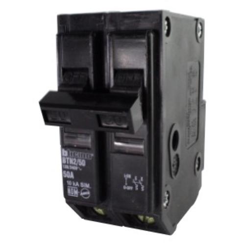 INTERRUPTOR TERMOMAGNETICO DE 2 POLOS / 70 A NEGRO BTICINO