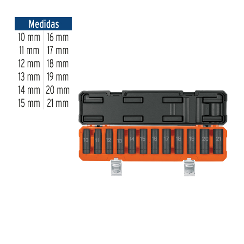 JGO 12 DADOS MM LARGOS DE IMPACTO TRUPER