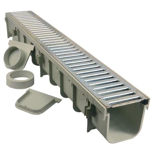 KIT DE REJILLA DE POLIPROPILENO GRIS FSDP-GP3G