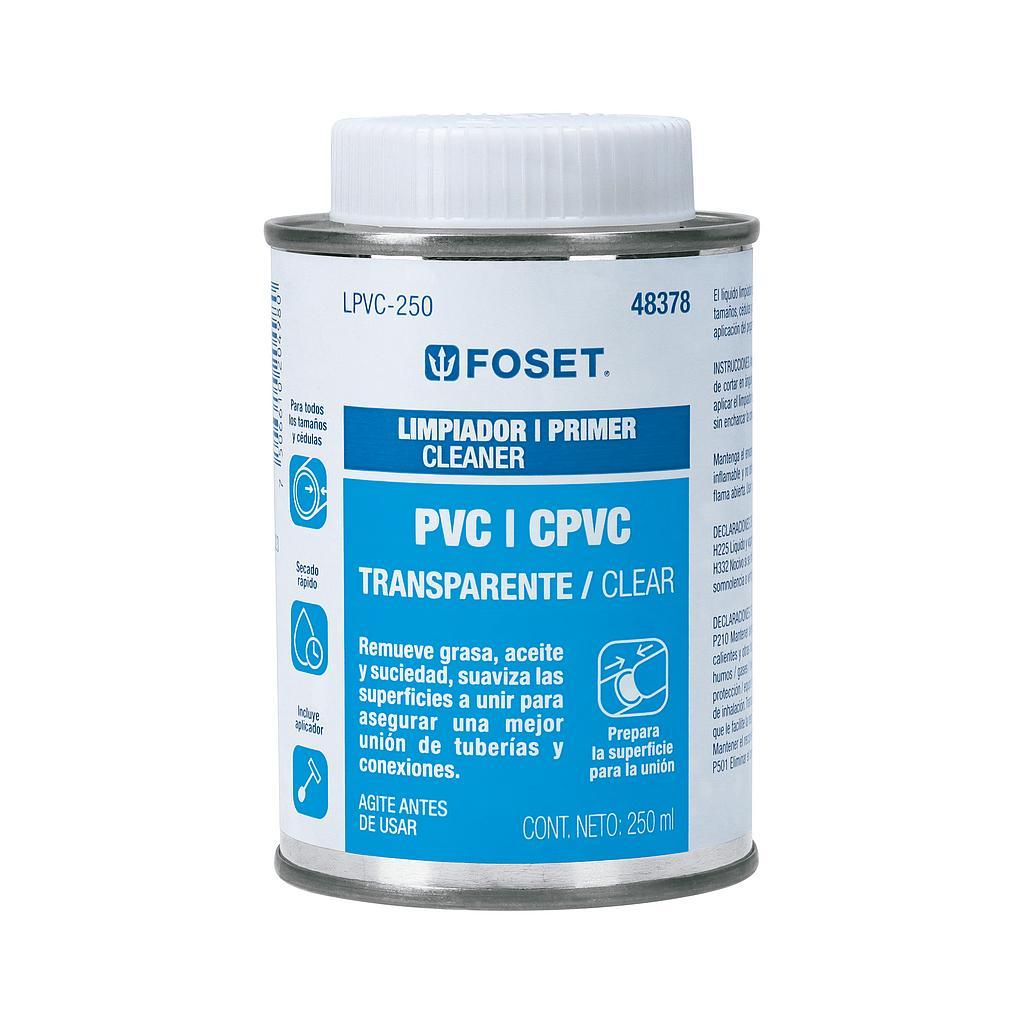 LIMPIADOR PARA PVC Y CPVC EN LATA, 250ML, FOSET