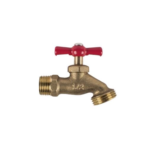 LLAVE JARDIN COMPACTA PARA MANGUERA 1/2" SALIDA DE ROSCA LATON 3/4" ES65501C B&amp;K