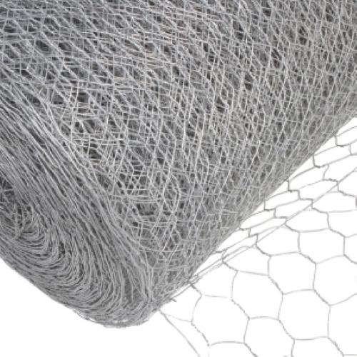 MALLA HEXAGONAL  1X1MTX45 MTS GALVANIZADA